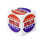 共和党ボタン フォトキューブ (裏面アングル)