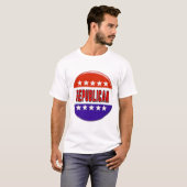 共和党ボタン Tシャツ (正面フル)