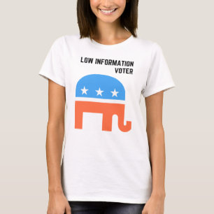 共和党低情報投票者 Tシャツ