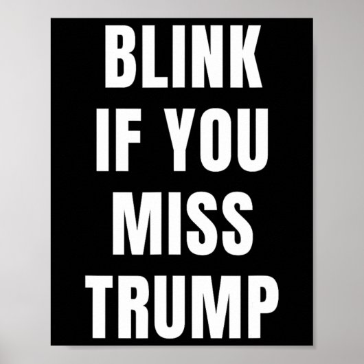 共和党保守派のためのトランプを懐かしむ瞬き ポスター (正面)