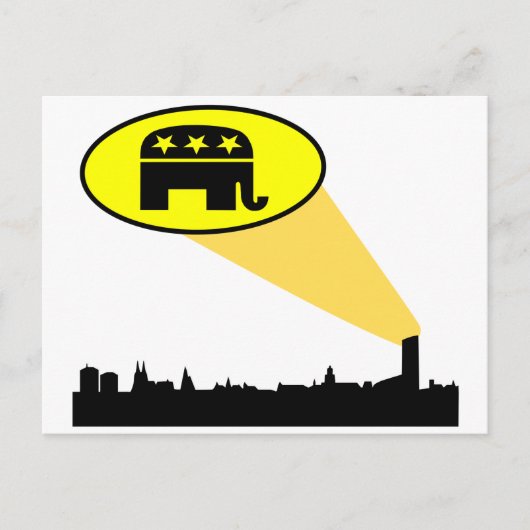 共和党員とトランプがあなたの国を必要としている ポストカード (正面)