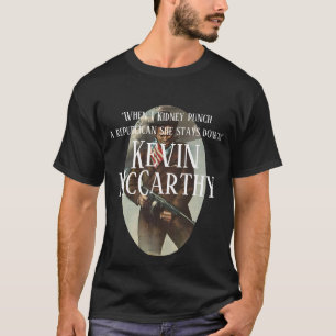 「共和党員に腎臓パンチを食らわせると倒れたままです」 Tシャツ