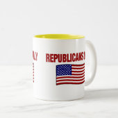 共和党員のマグだけ ツートーンマグカップ (正面右)