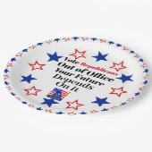 共和党員の不在投票紙プレート ペーパープレート (アングル)