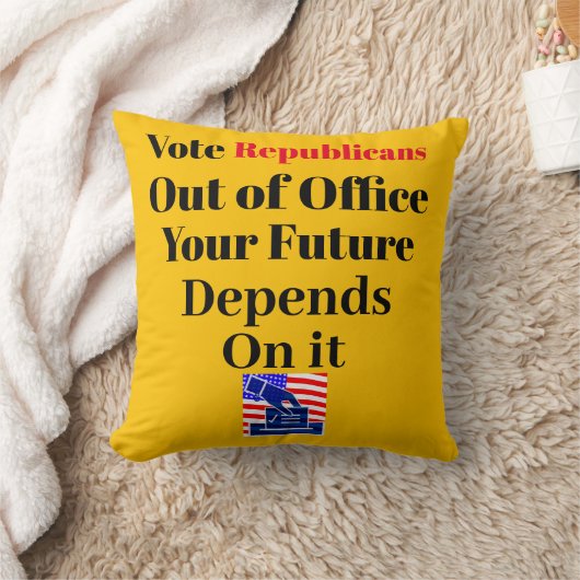 共和党員の不在投票装飾用クッション クッション (ブランケット)