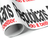 共和党員の方が良い ラッピングペーパー (ロールコーナー)