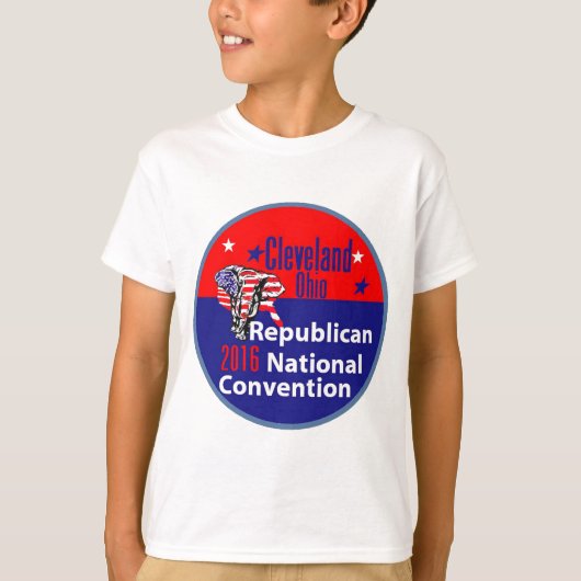 共和党員の2016年の大会 Tシャツ (正面)