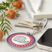共和党員のkeychainのためのひよこ キーホルダー (正面右)