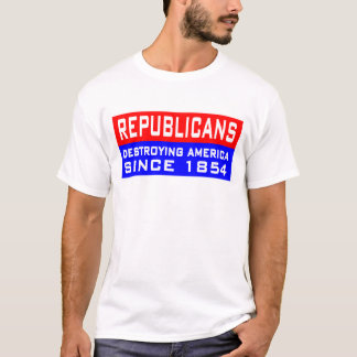 共和党員はアメリカを破壊しています! Tシャツ