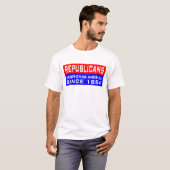 共和党員はアメリカを破壊しています! Tシャツ (正面フル)