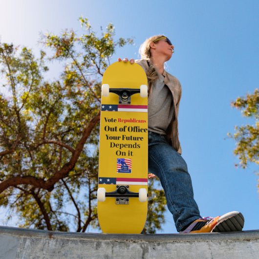 共和党員を職場外に投票する スケートボード (室外1)