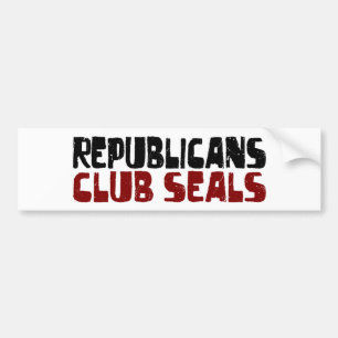 共和党員クラブシール バンパーステッカー