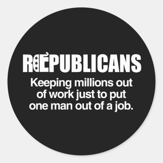 共和党員保- MILLIONS OF WORK.PNG ラウンドシール (正面)