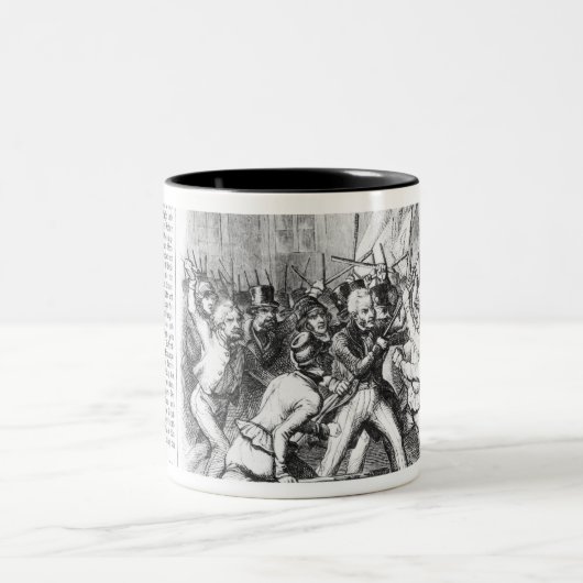 共和党員及び議会間の戦い ツートーンマグカップ (中央)