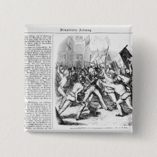 共和党員及び議会間の戦い 缶バッジ (正面)