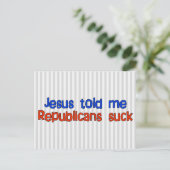 共和党員吸 ポストカード (スタンド正面)