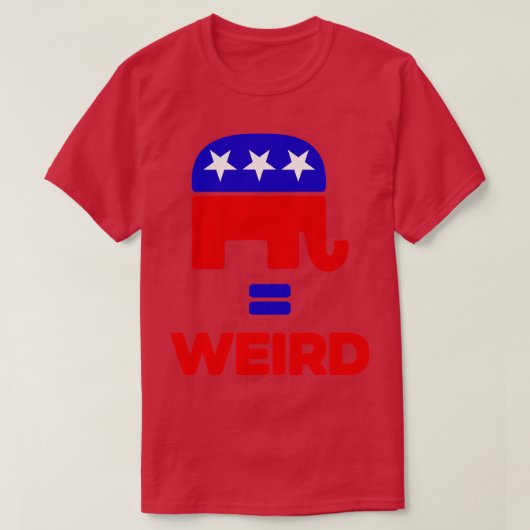 共和党員風変わりは Tシャツ (デザイン正面)