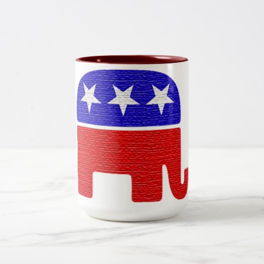 共和党員 ツートーンマグカップ (中央)