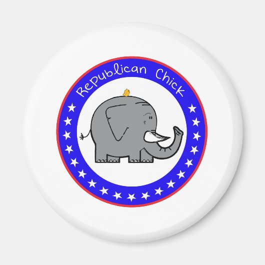 共和党員 マグネット (正面)