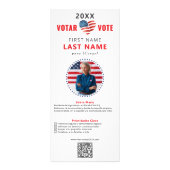 共和党員 英語 スペイン語 バイリンガル VOTE VOTAR ラックカード (裏面)
