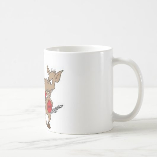 共和党対民主党員の漫画 コーヒーマグカップ (右)