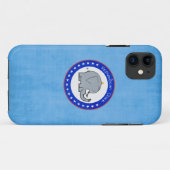 共和党支持女子のiPhoneケース Case-Mate iPhoneケース (裏面(横))