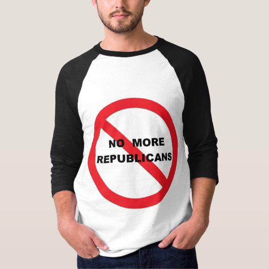 "共和党支持者要らない" Tシャツ (正面)