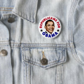 共和党支持者 バラク・オバマ バッジ (インサイチュ)