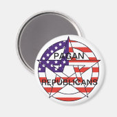 共和党異教の員 マグネット (正面/裏面)