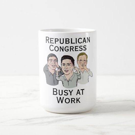 共和党議会コーヒーマグ コーヒーマグカップ (中央)