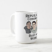 共和党議会コーヒーマグ コーヒーマグカップ (正面左)