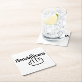 共和党議員のコースター逆転 スクエアペーパーコースター (インサイチュ)