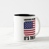 共和党議員のロボトミー ツートーンマグカップ (正面右)