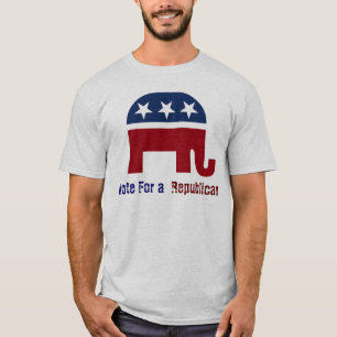共和党象のロゴ Tシャツ