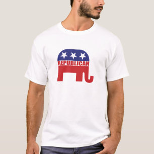 共和党象のロゴ Tシャツ