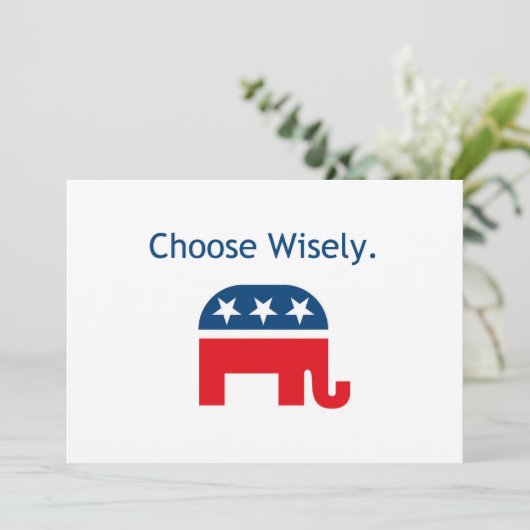 共和党象の招待状 招待状 (スタンド正面)