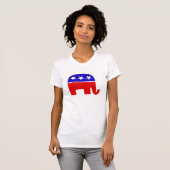 共和党象シャツ Tシャツ (正面フル)