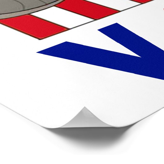 共和党象ポスターの投票 ポスター (角)