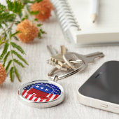 共和党象 キーホルダー (側面)