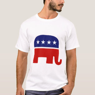 共和党象/GOP象 Tシャツ