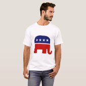 共和党象/GOP象 Tシャツ (正面フル)