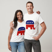 共和党象/GOP象 Tシャツ (ユニセックス)
