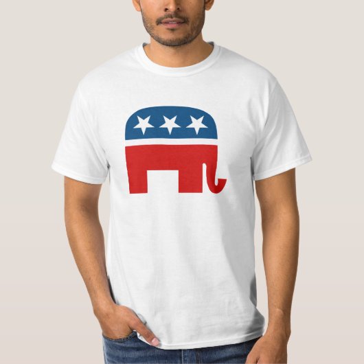 共和党象 Tシャツ (正面)