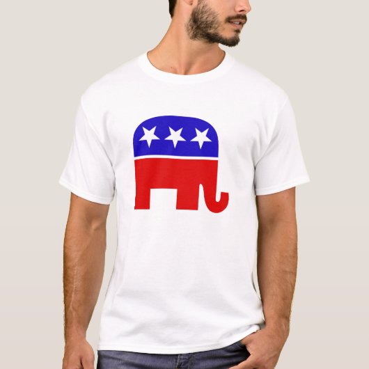 共和党象Tシャツ Tシャツ (正面)