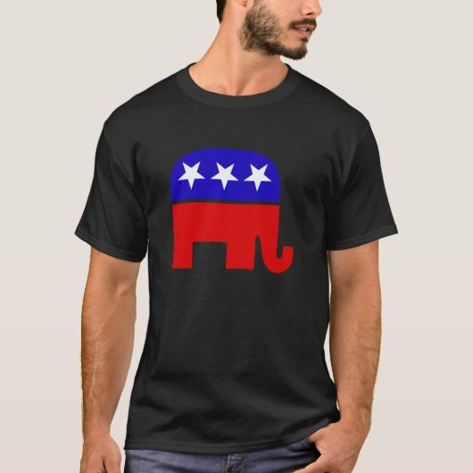 共和党象Tシャツ Tシャツ (正面)