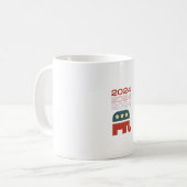 共和党2024タンク上部 コーヒーマグカップ (正面左)