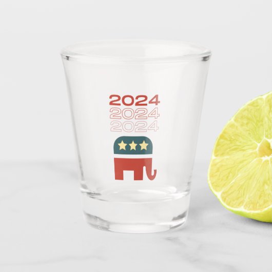 共和党2024タンク上部 ショットグラス (正面)