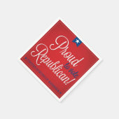 共和党 スタンダードカクテルナプキン (角)