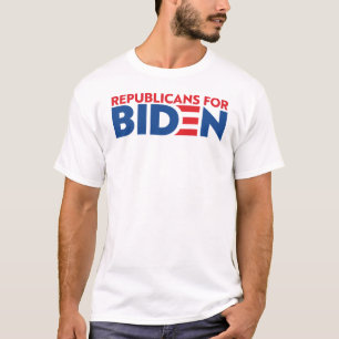 共和党、バイデン氏·ホユニセックスワイトTシャツ Tシャツ