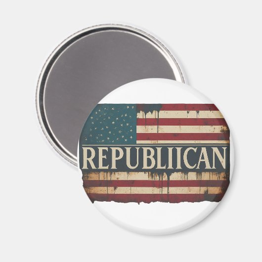 共和党 マグネット (正面/裏面)